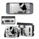 Venom decal skin sticker for Nintendo Switch console and controllers
