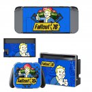 Fallout 76 decal skin sticker for Nintendo Switch console and controllers