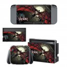 Venom decal skin sticker for Nintendo Switch console and controllers