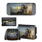 Fallout 76 decal skin sticker for Nintendo Switch console and controllers