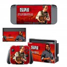 Red Dead Redemption 2 decal skin sticker for Nintendo Switch console and controllers