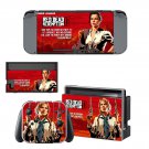 Red Dead Redemption 2 decal skin sticker for Nintendo Switch console and controllers