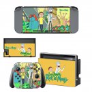 Rick and Morty decal skin sticker for Nintendo Switch console and controllers