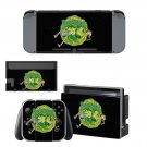 Rick and Morty decal skin sticker for Nintendo Switch console and controllers