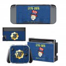 Fallout 76 decal skin sticker for Nintendo Switch console and controllers