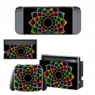 Floral Pattern decal skin sticker for Nintendo Switch console and controllers