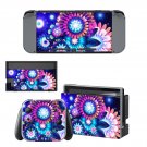 Floral design decal skin sticker for Nintendo Switch console and controllers
