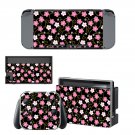 Floral Pattern decal skin sticker for Nintendo Switch console and controllers