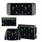 Tech wallpaper decal skin sticker for Nintendo Switch console and controllers