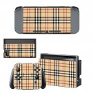 Tartan decal skin sticker for Nintendo Switch console and controllers