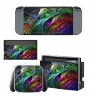 Tech wallpaper decal skin sticker for Nintendo Switch console and controllers