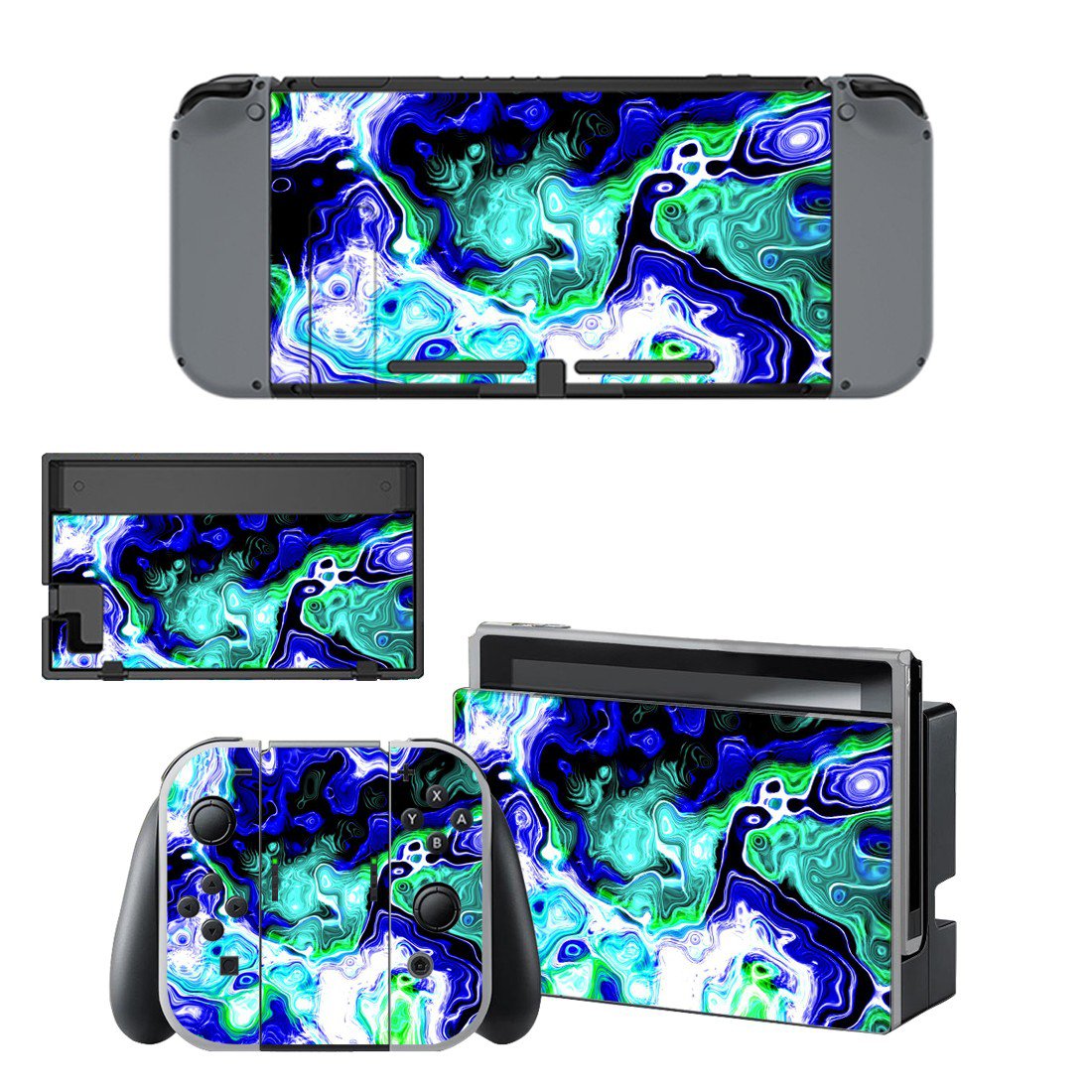 Mythical creature decal skin sticker for Nintendo Switch console and controllers