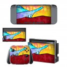 Ride the rainbows decal skin sticker for Nintendo Switch console and controllers