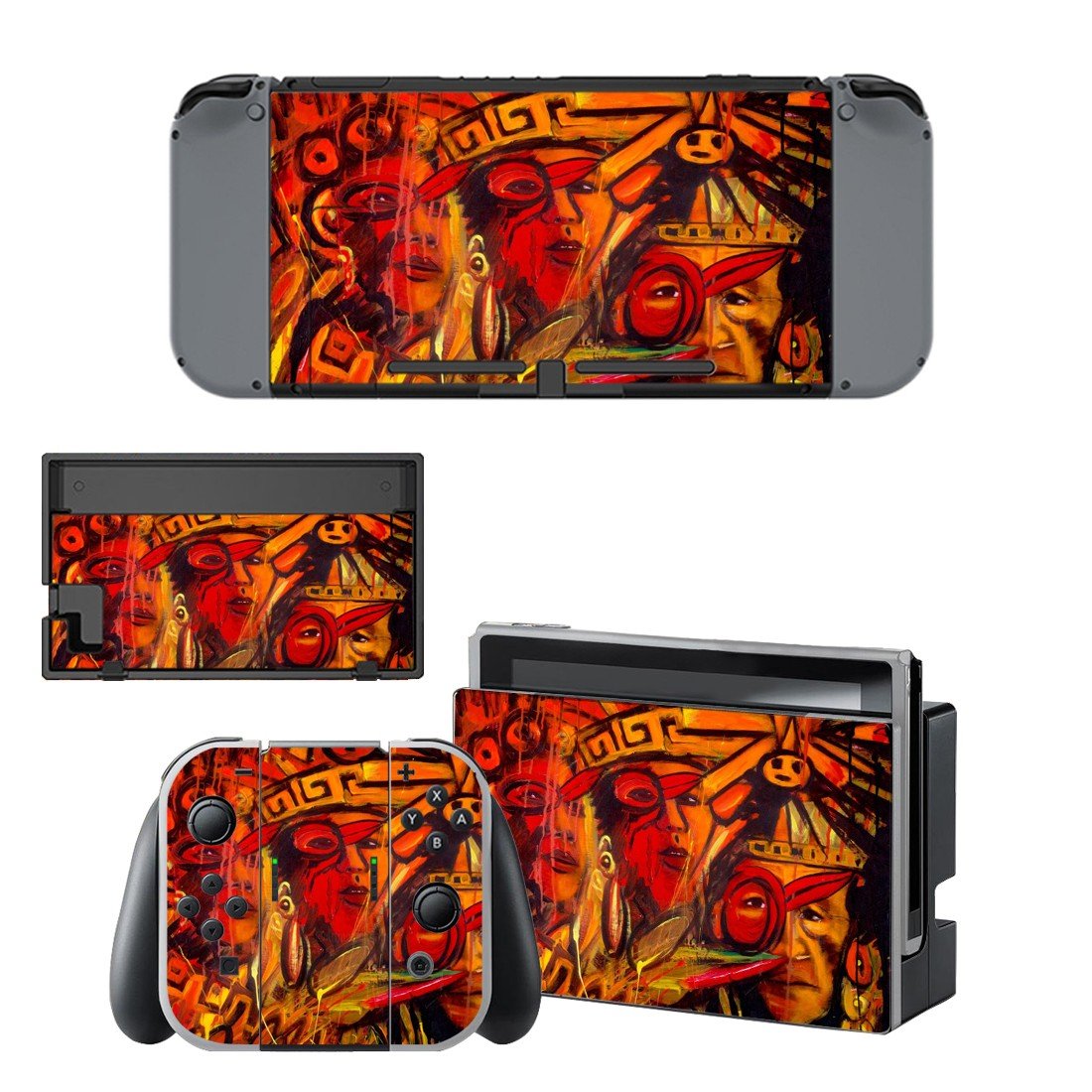 Ortega maila decal skin sticker for Nintendo Switch console and controllers