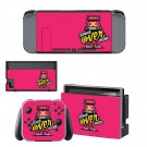 X game over decal skin sticker for Nintendo Switch console and controllers