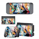 Tech wallpaper decal skin sticker for Nintendo Switch console and controllers