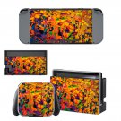 Tech wallpaper decal skin sticker for Nintendo Switch console and controllers