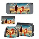 Anime water umbrella decal skin sticker for Nintendo Switch console and controllers