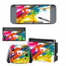 Colorful Wallpaper decal skin sticker for Nintendo Switch console and controllers