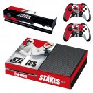 Fortnite high stakes decal skin sticker for Xbox One console and controllers