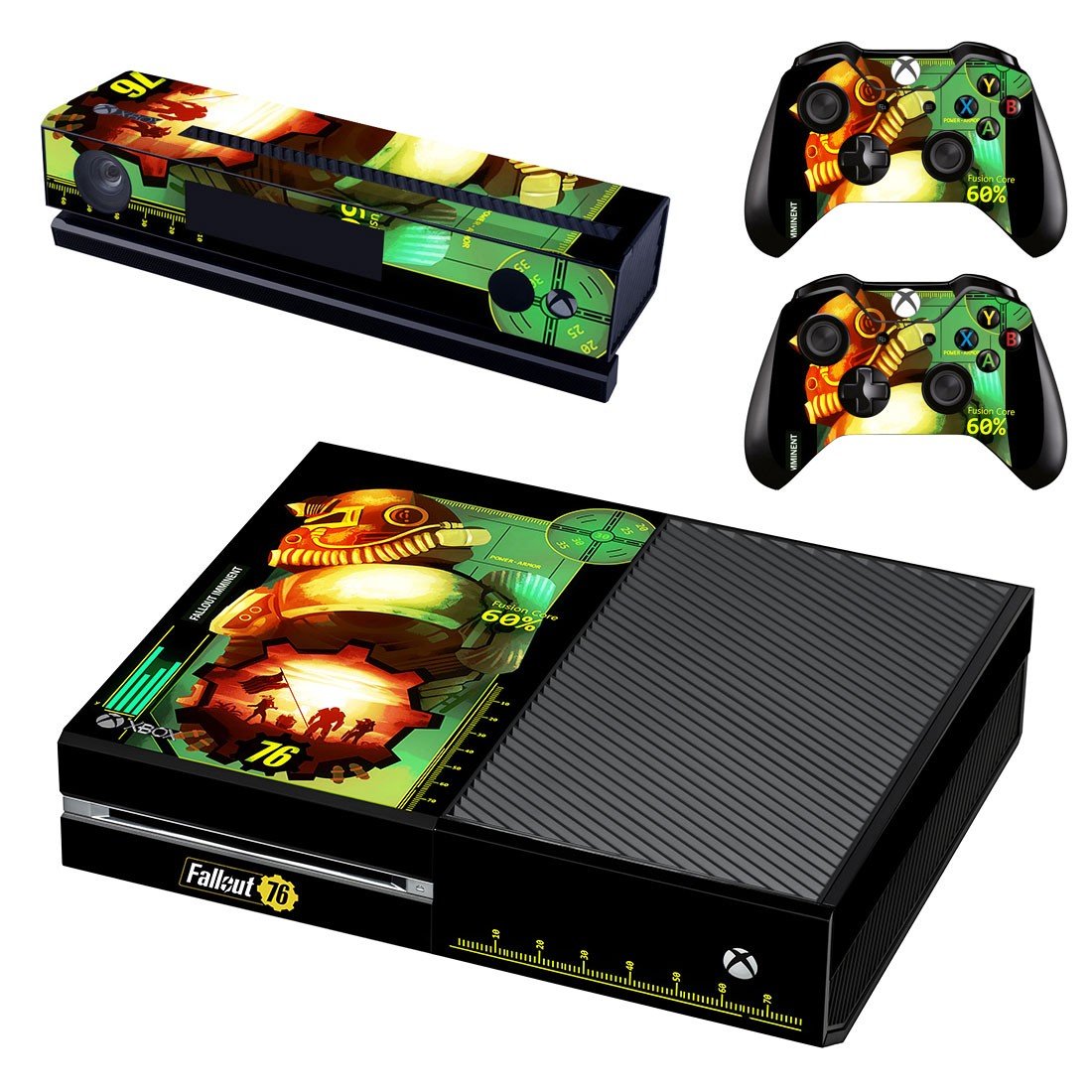 Fallout 76 decal skin sticker for Xbox One console and controllers