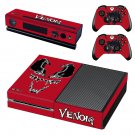 Venom decal skin sticker for Xbox One console and controllers