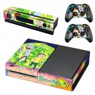 Rick and Morty decal skin sticker for Xbox One console and controllers