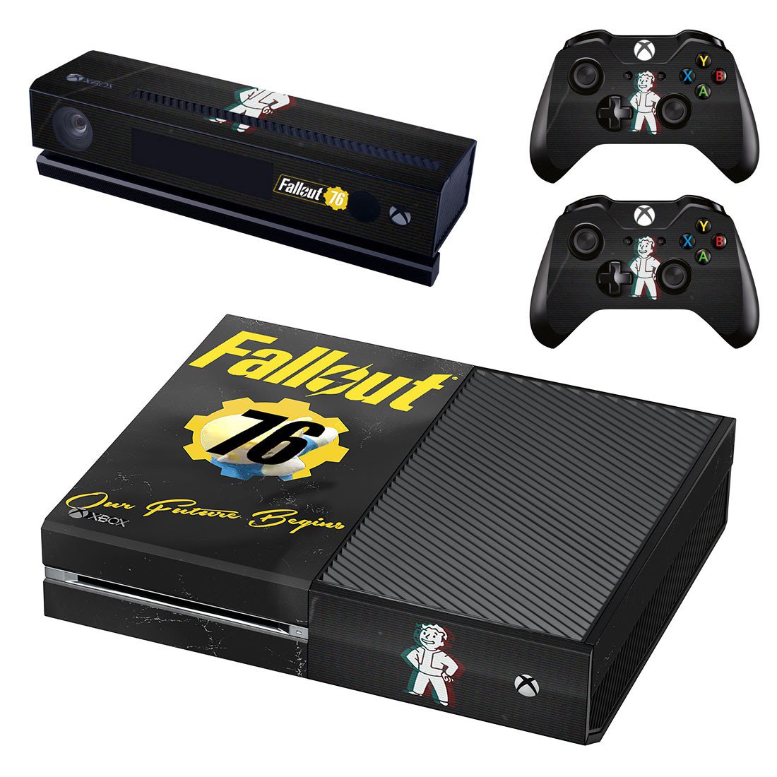 Fallout 76 decal skin sticker for Xbox One console and controllers