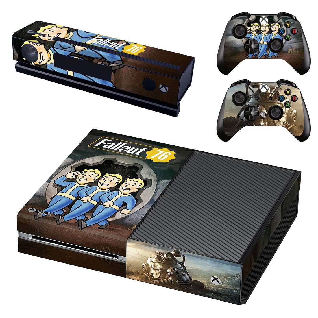 Fallout 76 decal skin sticker for Xbox One console and controllers