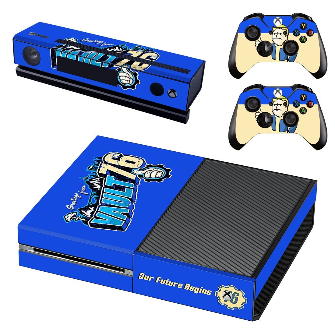 Fallout 76 decal skin sticker for Xbox One console and controllers