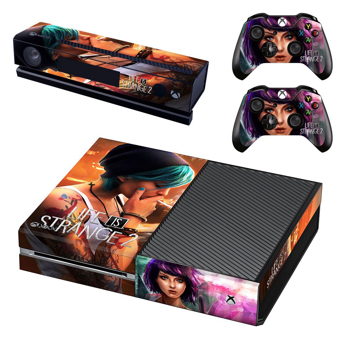 Life is Strange 2 decal skin sticker for Xbox One console and controllers