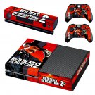 Red Dead Redemption 2 decal skin sticker for Xbox One console and controllers