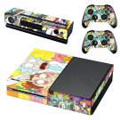 Rick and Morty decal skin sticker for Xbox One console and controllers