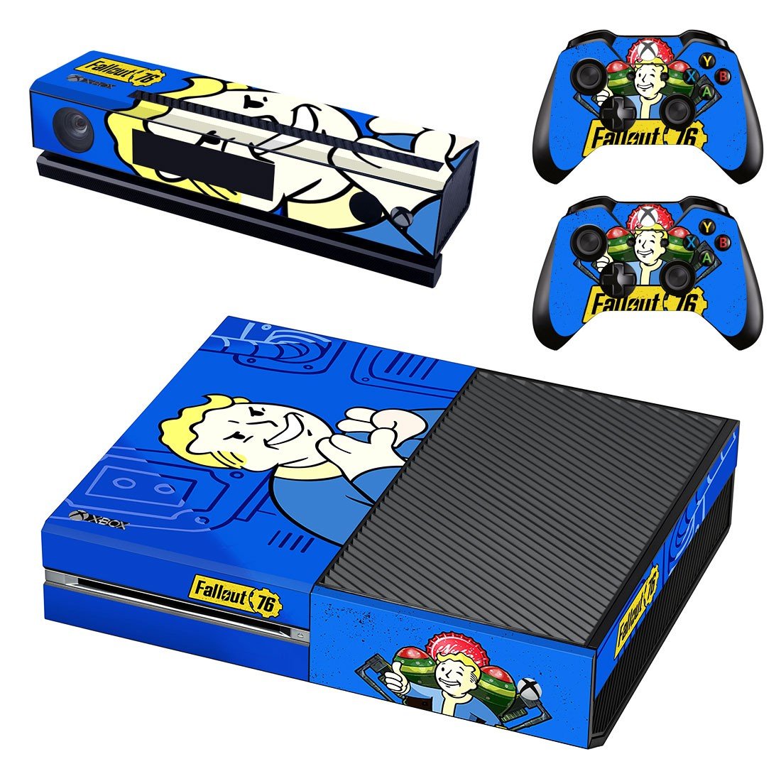 Fallout 76 decal skin sticker for Xbox One console and controllers