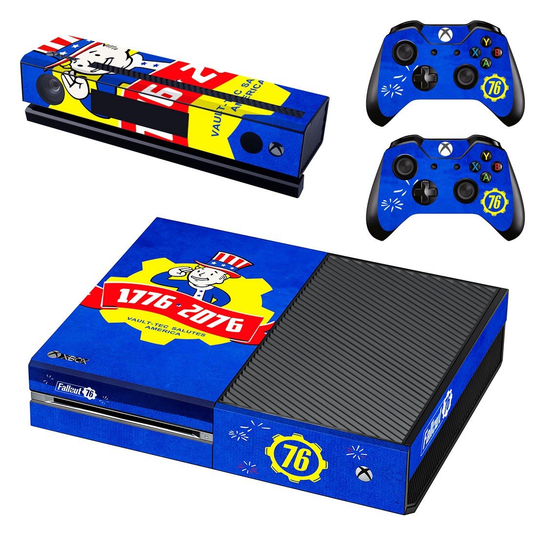 Fallout 76 decal skin sticker for Xbox One console and controllers