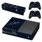 Usain Bolt decal skin sticker for Xbox One console and controllers