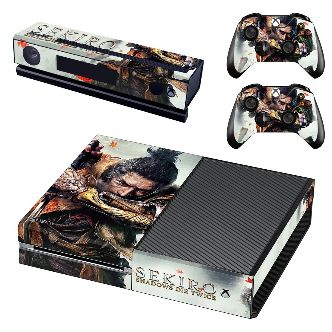 Sekiro shadows die twice decal skin sticker for Xbox One console and controllers