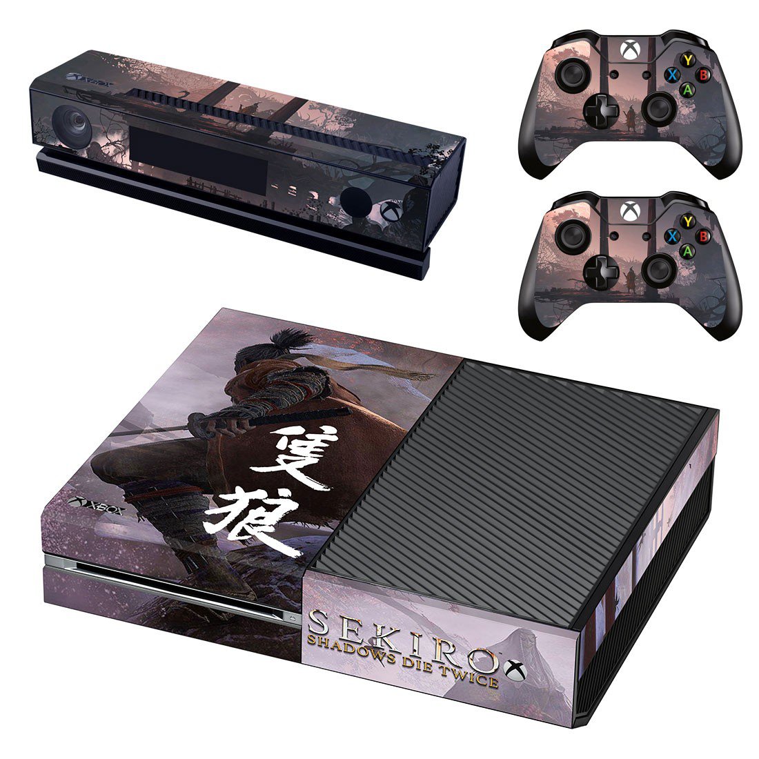 Sekiro shadows die twice decal skin sticker for Xbox One console and controllers