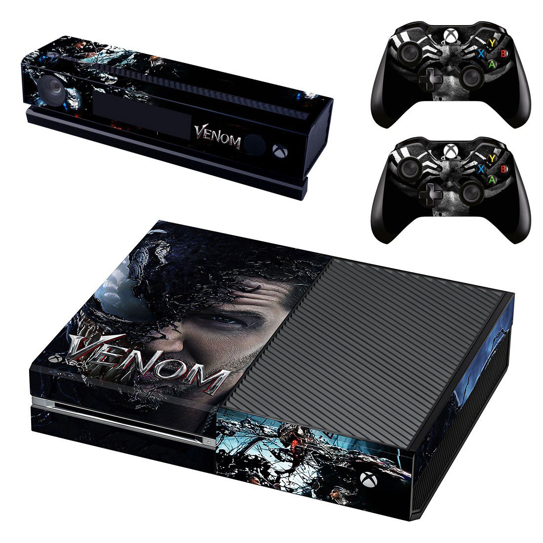Venom decal skin sticker for Xbox One console and controllers