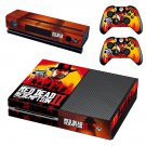 Red Dead Redemption 2 decal skin sticker for Xbox One console and controllers