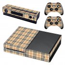 Tartan decal skin sticker for Xbox One console and controllers