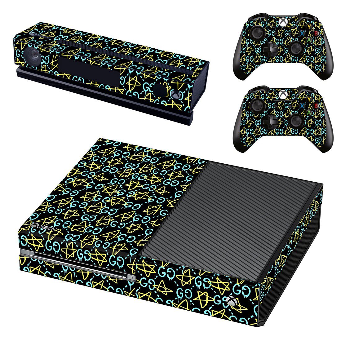 Pentagram decal skin sticker for Xbox One console and controllers