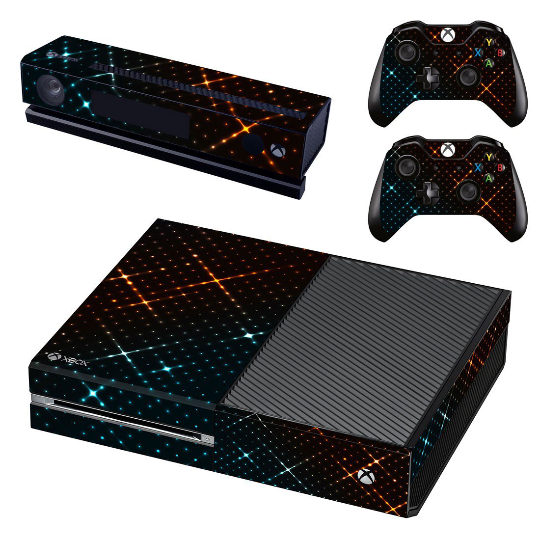 Tech wallpaper decal skin sticker for Xbox One console and controllers