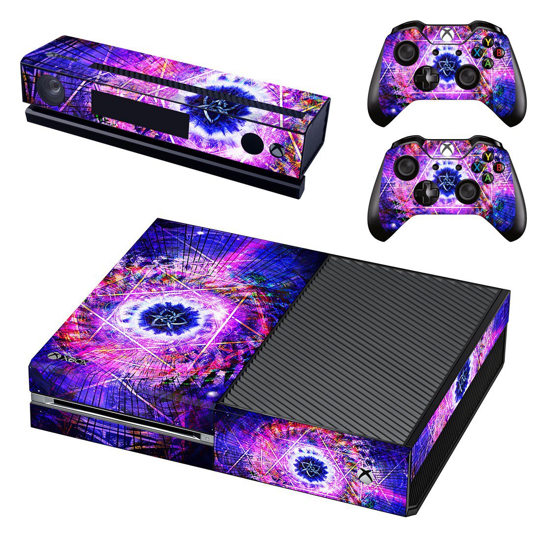 Tech wallpaper decal skin sticker for Xbox One console and controllers