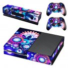 Floral  wallpaper decal skin sticker for Xbox One console and controllers