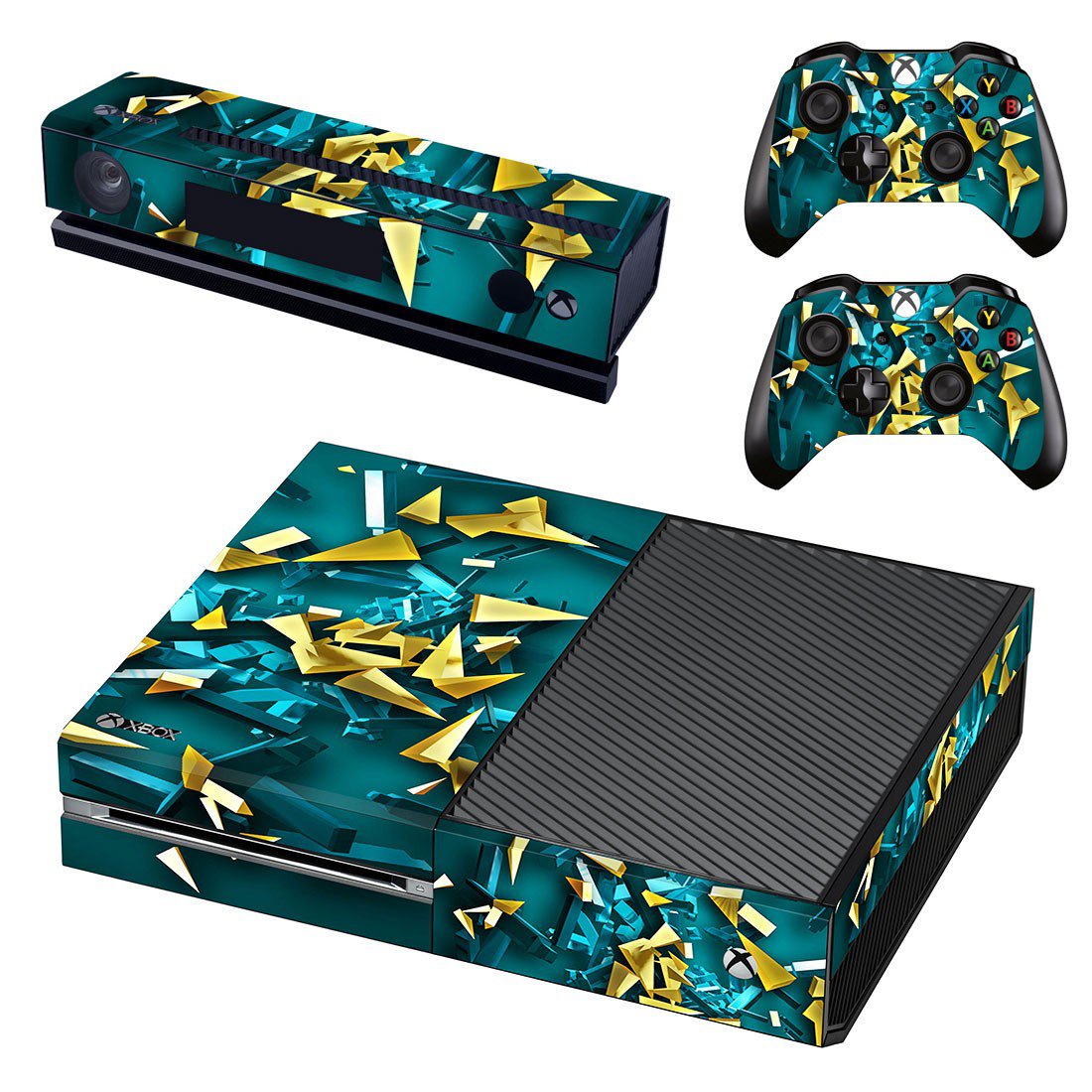 Tech wallpaper decal skin sticker for Xbox One console and controllers