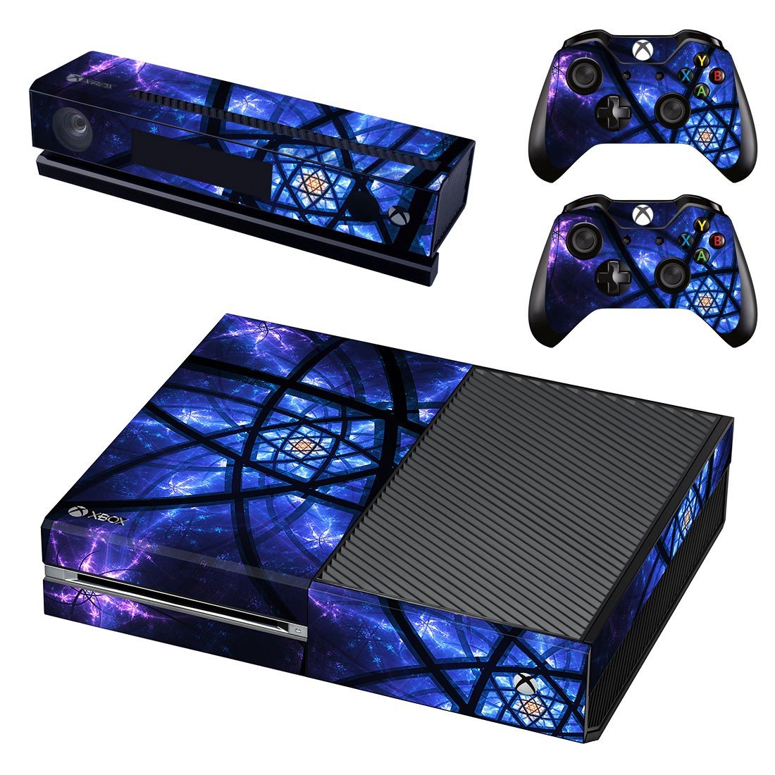 Tech wallpaper decal skin sticker for Xbox One console and controllers