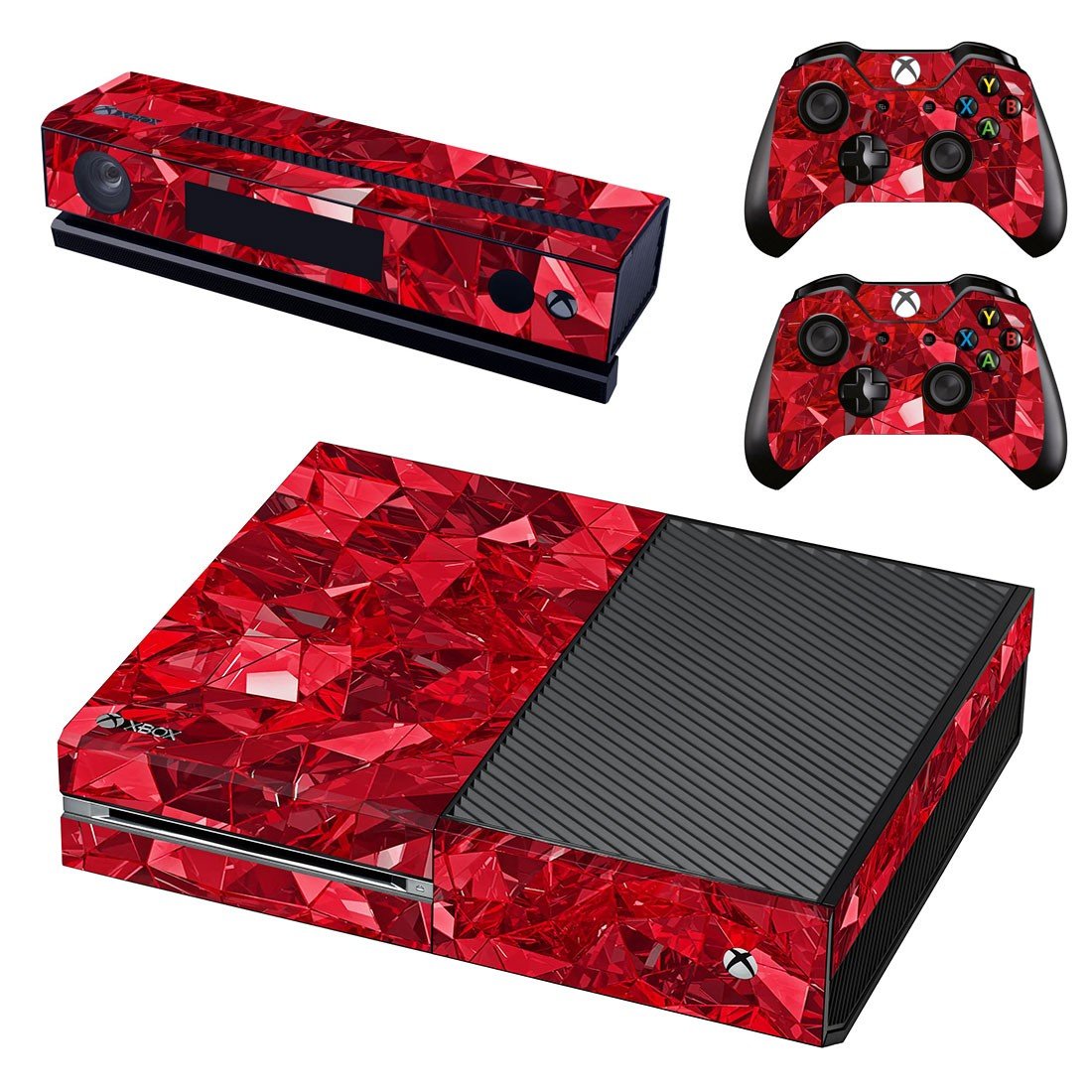 Tech wallpaper decal skin sticker for Xbox One console and controllers