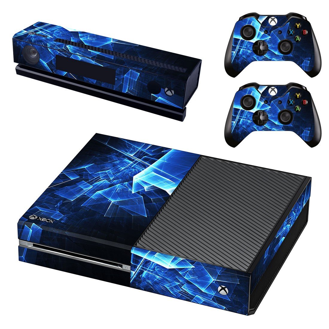 Tech wallpaper decal skin sticker for Xbox One console and controllers