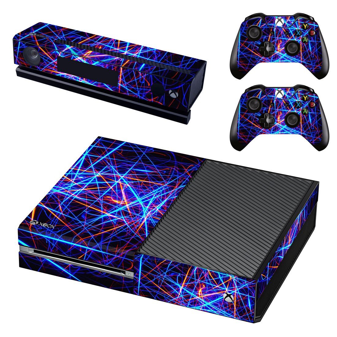 Tech wallpaper decal skin sticker for Xbox One console and controllers
